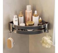 Shampoo and Shower Rack, Corner Shower Rack, Shower Storage Rack, Waterproof Drill Free Shower Rack, Space Saving Shower Rack for Bathroom, Vanity and Kitchen(A,1-layer)