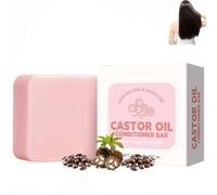 Shampoo Bar Castor Oil,Castor Oil Conditioner Bar,Solid Bars Shampoo for Hydration,Strengthening,Nourishing Bars Soap for Hair Growth,Organic Castor Oils for Dull & Dry Hair,Hair Care (1PC)