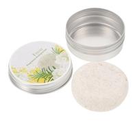 Shampoo Bar with Aluminium Box round White Solid Soap