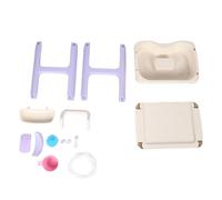 Shampoo Basin Stand Portable Lying Down Shampoos Bowl Rack Hair Washing Tray for Home Bedside Shampoos Basin,Comfortable Portable No Need to Bend Down for Different People Use