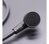 Shampoo Bed Handheld Shower Head for Hair Salons & Barber Shops - Pressurized Water-Saving Nozzle with 1m Flexible Tube, Black Plastic Fix