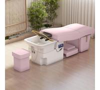 Shampoo Bed Head Spa Water Circulation Massage Bed with Steamer for Professional Head Care Salon Use