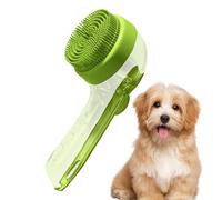 Shampoo Brush - Extra Long Steel Shampoo Brush for Pets with Massage Points - Cat Comb For Long And Short Coat Suitable For Conditioner Cleaning Spray Home And Travel