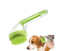 Shampoo Brush for Dogs - Massage Brush for Canine Hygiene | Silicone Bristles with Ergonomic Handle for Indoor and Outdoor Bath Shower Suitable for Dogs Cats