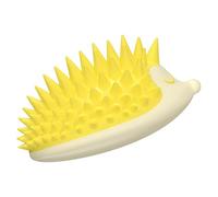 Shampoo Brush Soft Silicone Hedgehog Bristles Wet Dry Manual