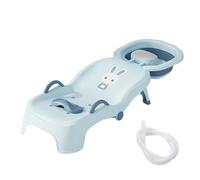 Shampoo Chair - Reclinable Folding Shampoo Chair for Reclining with Head Support for Bath Toilet Home