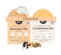 Shampoo & Conditioner Stick Set Promotes Hair Growth, Strengthens and Gives Volume to All Hair Types Formula Paraben or Sulphate Free with Natural Ingredients for