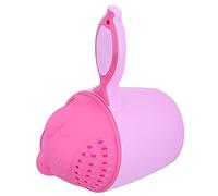 Shampoo Cup Cute Kid W H Bathing Flu Eye Handle Shampoo Cup is Easy to Hold and Making Shampoo Cup Shampoo CupCute Shampoo CupW H CupW H Flusher (Pink)