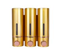 Shampoo Dispensers Wall Mounted Shampoo and Conditioner Dispense 3 Chambers Shower Lotion Body Wash Dispenser for Bathroom Hotel School Home 420ml