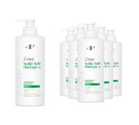 Dove Scalp + Hair Therapy Dandruff Control Shampoo 250ml, 6 Pack - Flake Free Formula with Salicylic Acid and Piroctone Olamine, Clinically Proven Scalp Care for Smoothness and Healthy Hair