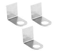 Shampoo Holder - 3 Pieces Stainless Steel Adhesive Hooks, Shower Organizer Shampoo Holder for Bathroom, for Revitalizing Bottle Soap Dispenser Marble Metal Glass Wood