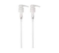 Shampoo Pump, 2Pcs Syrup Pump for 28 Teeth 10.24 Inch Trimmable Soap Dispenser Replacement for Hand Wash Detergents, Syrup, Soap Dispenser Replacement