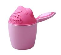 Shampoo Rinse Cup - Baby Hair Washing Cup Waterfall Rinsing Reusable Handle Animal Shape Soft Splash Protector | Toddler Bath Hair Care Tool Fun Comfortable Safe Bathroom Use for Kids