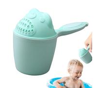 Shampoo Rinse Cup - Creative Baby Waterfall Rinser Toddler Hair Washing Cup Reusable Handle Cute Animal Design Soft Gentle Splash Guard | Children Hair Care Bath Tool for Home Travel Nursery