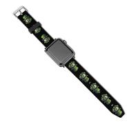 Shamrock Baseball Cute Leather Watch Strap Compatible with IWatch Sport Replacement Band for Men Women