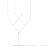 Shamrock Dynamics LED 4-Armed Candelabra, Metal/White, 46 cm, Scandinavian Style