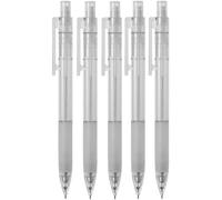Shamrock Dynamics MECHANICAL PENCIL, TRANSLUCENT, POLYPROPYLENE, 14.5 CM, SLIM GRIP, PACK OF 5