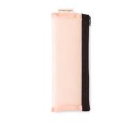 SHAMROCK DYNAMICS Mesh Pouch Sand, Dark Brown and Rose, 21.5x8 cm | Visible Contents, OEKO-TEX® Certified, Slim Lightweight Design, Zip Closure, Hand Wash Safe