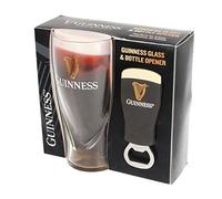 Shamrock Gift Co. 5568 Official Guinness Embossed 450ml Glass and Bottle Opener
