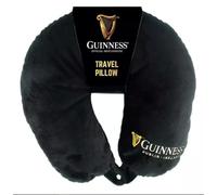 Shamrock Gift Company Guinness Travel Pillow With Harp Design Black