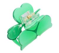 Shamrock Hair Claw Clips for Women Durable Clover Barrettes for Patrick Day Parties Casual Wear for Thick Thin Hair Accessories