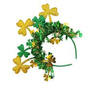 Shamrock Headband Boppers Irish Headband - Green Irish St Patrick's Day Headwear Costume Accessories - Irish Carnival Costume Accessories With Hat For Women And