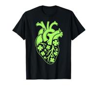 Shamrock Heart Cardiac Nurse St Patricks Day Irish Anatomy T-Shirt