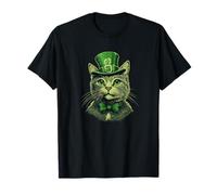 Shamrock Kitty for a Playful St. Patrick’s Day Look T-Shirt