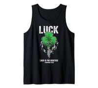Shamrock Luck is for Heretics Christian Tank Top