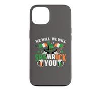 Shamrock Rock Music Funny St Patricks Day Case for iPhone 13