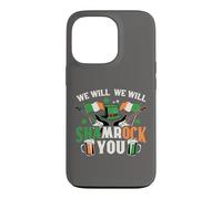Shamrock Rock Music Funny St Patricks Day Case for iPhone 13 Pro