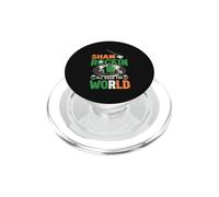 Shamrock Rock Music Funny St Patricks Day Present PopSockets PopGrip for MagSafe