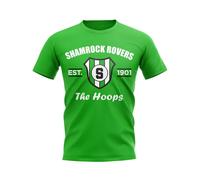 Shamrock Rovers Women's Womens Established Football T-Shirt in Green | Size: Large Shamrock Rovers Green L
