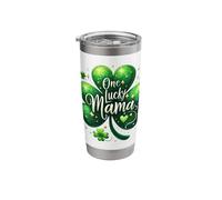 Shamrock Saint Irish Patrick Clover Mama Lucky Holiday Stainless Steel Insulated Tumbler
