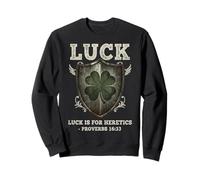 Shamrock Shield Faith Luck Heretics Sweatshirt