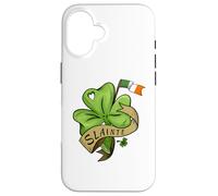 Shamrock Slainte St.Patrick's Case for iPhone 16