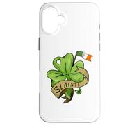 Shamrock Slainte St.Patrick's Case for iPhone 16 Plus