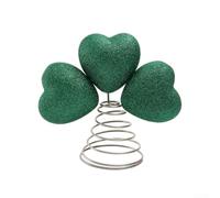 Shamrock Tree Resilient Plastic Irish Green St Patrick's Day Christmas Desktop Display for mini Size 22x20cm Holiday Decoration Easy Install for Home(Sandblasted style)