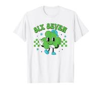 Shamrock with St Patrick's Six Seven Meme Four Leaf Clovers T-Shirt