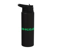 Shamrocks Silhouette, Irish Pattys Feast, Lucky, Family Tee Stainless Steel Insulated Water Bottle