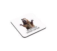 Shamsco IDK How Much Longer I Can Slay Funny Sarcastic Novelty Coffee Tea Cup High Quality Ceramic Mug and Coaster Gift Set(Coaster)