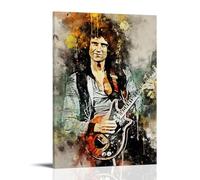 SHAMWZ Guitarist Brian Harold May Wall Art Picture Print Modern Family Room Decor 08 x 12 Inches (20 x 30 cm)