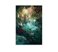 SHAMWZ Hollow Knight Grimm Steam Wall Art Picture Print Modern Family Room Decor 08 x 12 Inch (20 x 30 cm)