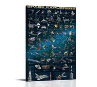 SHAMWZ Space Explorers Poster Wall Art Picture Print Modern Family Room Decor 20 x 30 Inches (50 x 75 cm)