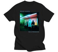SHAN FENG Wolf Alice - Blue Weekend T Shirt Black 3XL