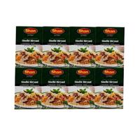 Shan Mix Sindhi Briyani Masala Powder Recipe And Seasoning Mix Healthy And Tasty Pakistan Origin 60 Gram (Pack of 8)