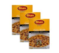 Shan-s Chana Masala 100g Authentic Spice Mix for Delicious Pakistani and Indian Chickpea Curry Aromatic Blend of Spices Pack of 3