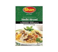 Shan-s Mix Sindhi Briyani Masala Powder Recipe and Seasoning Mix Healthy and Tasty Pakistan Origin 60 Gram Pack of 1