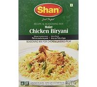Shan Spice Mix For Malay Chicken Biryani Masala, 2.12 oz ℮ 60 g, 3 Pack