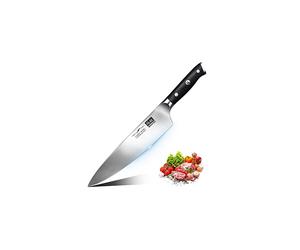 SHAN ZU Chefs Knife Kitchen Knife 20cm,Ultra Sharp Japanese Knife German Stainless Steel, Kitchen Knives with Ergonomic Handle for Home Kitchen &